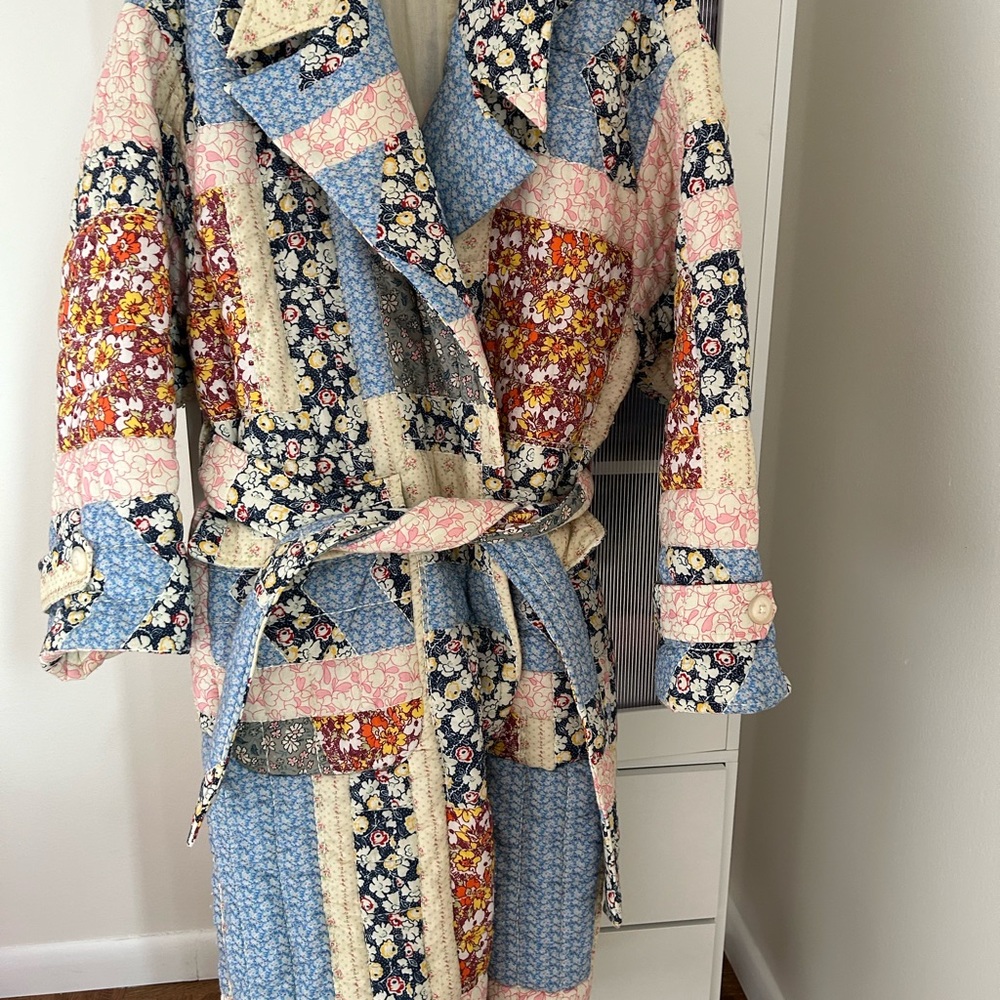 Sea New York Sydney Quilted Trench Coat - Picture 2 of 4